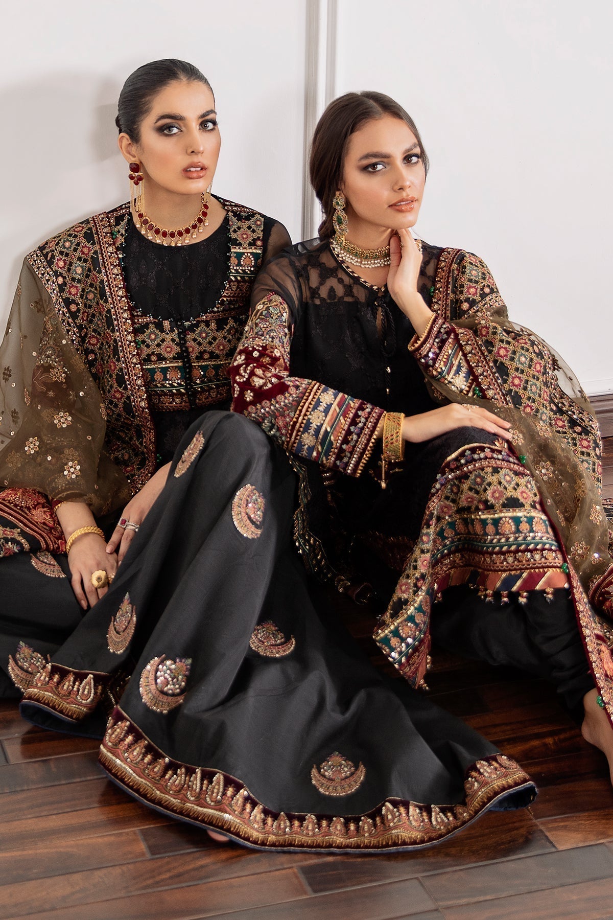 EMBROIDERED CHIFFON CH09 - 04 - NEW NAMAL PRET