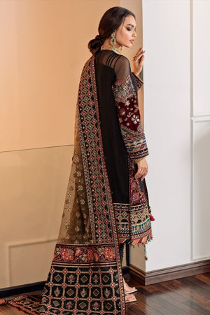 EMBROIDERED CHIFFON CH09 - 04 - NEW NAMAL PRET