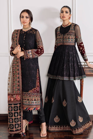 EMBROIDERED CHIFFON CH09 - 04 - NEW NAMAL PRET