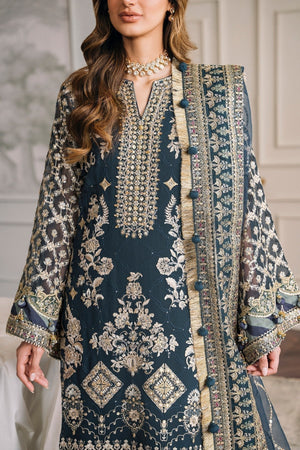 EMBROIDERED CHIFFON CH12 - 01 - NEW NAMAL PRET