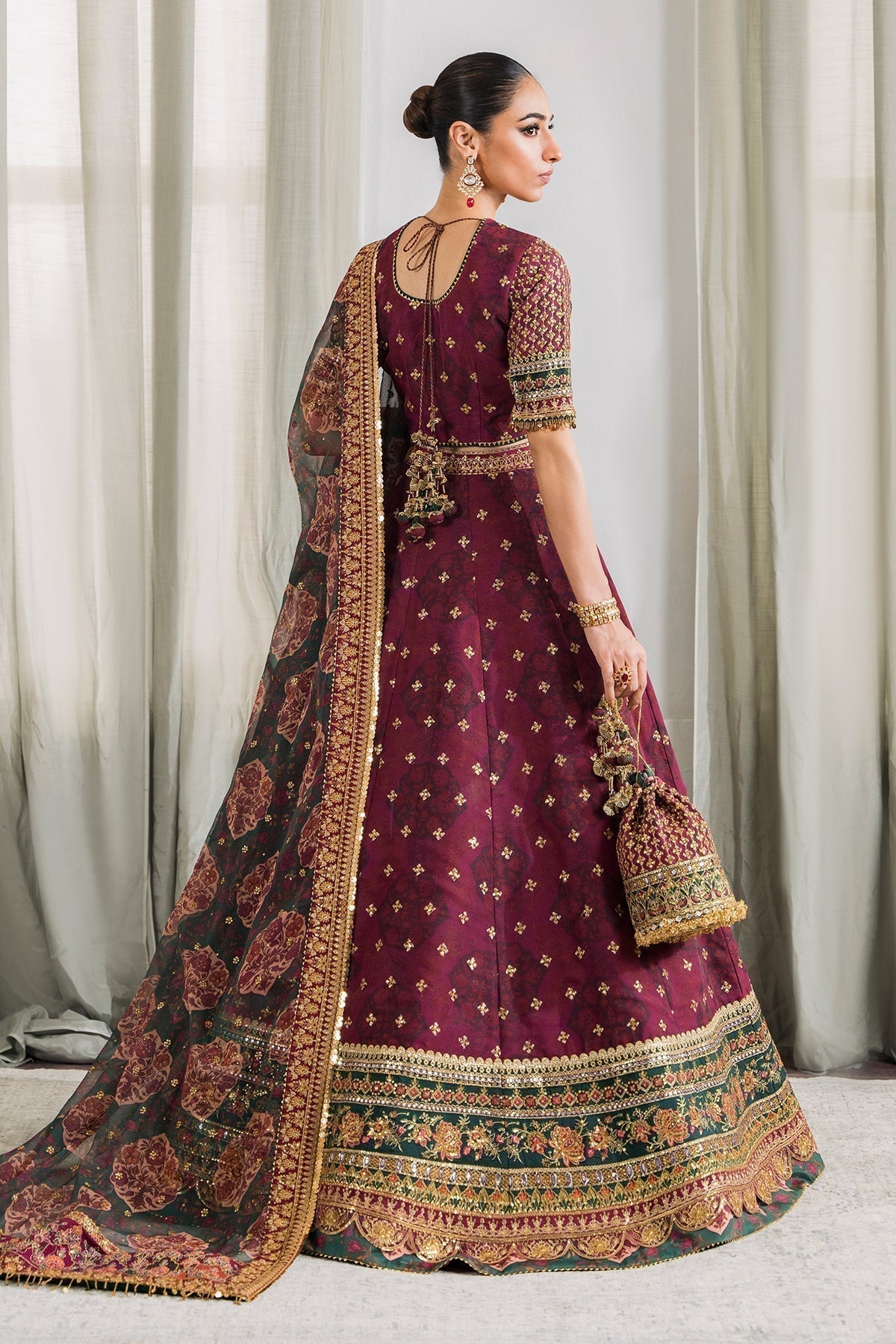 EMBROIDERED CHIFFON CH12 - 03 - NEW NAMAL PRET