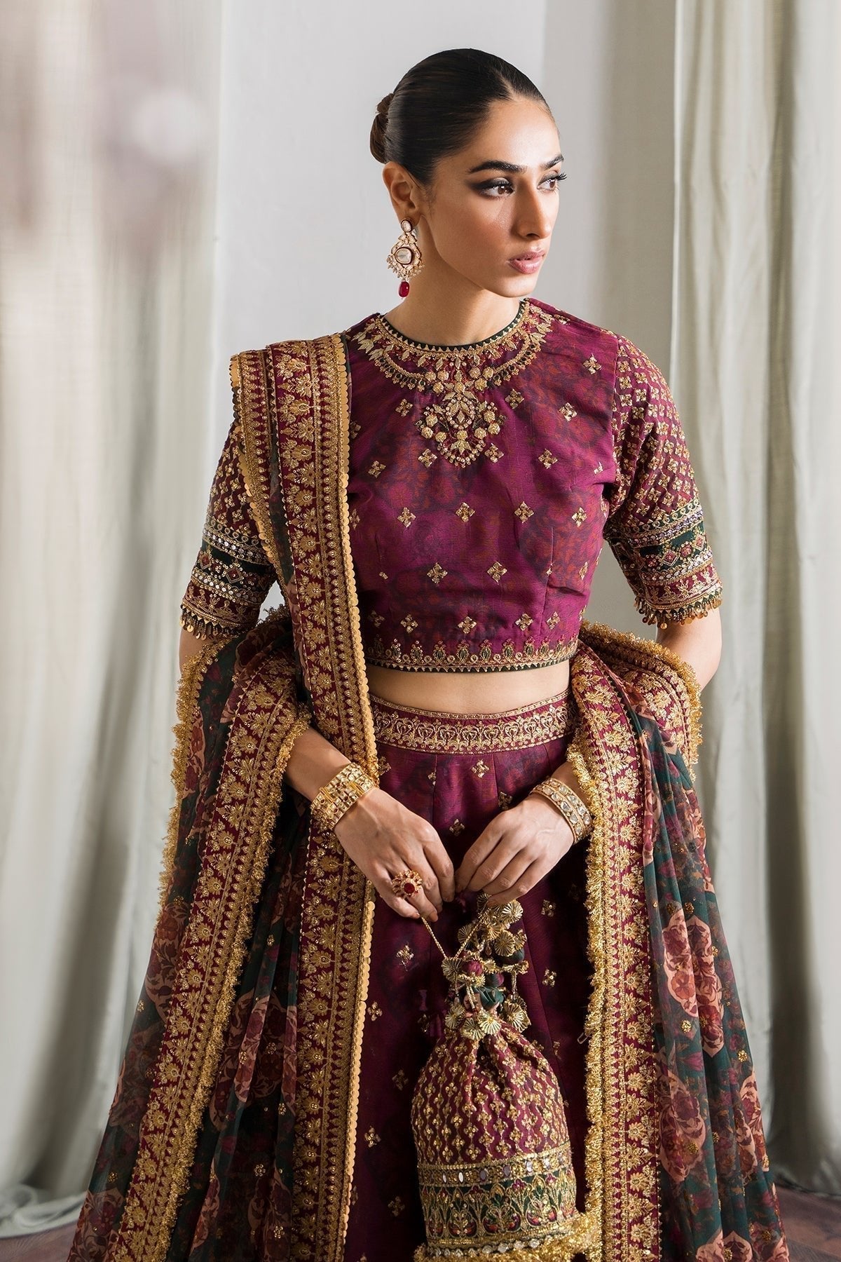 EMBROIDERED CHIFFON CH12 - 03 - NEW NAMAL PRET