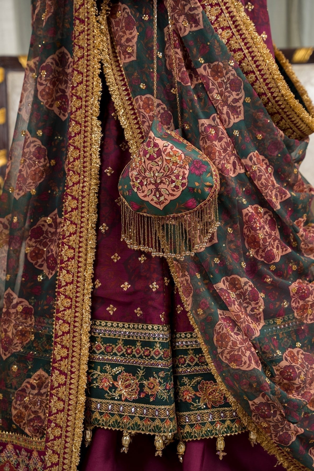 EMBROIDERED CHIFFON CH12 - 03 - NEW NAMAL PRET