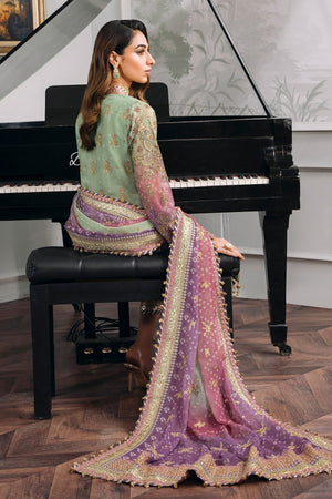 EMBROIDERED CHIFFON CH12 - 08 - NEW NAMAL PRET
