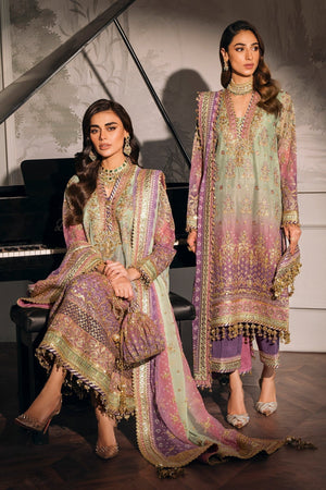 EMBROIDERED CHIFFON CH12 - 08 - NEW NAMAL PRET