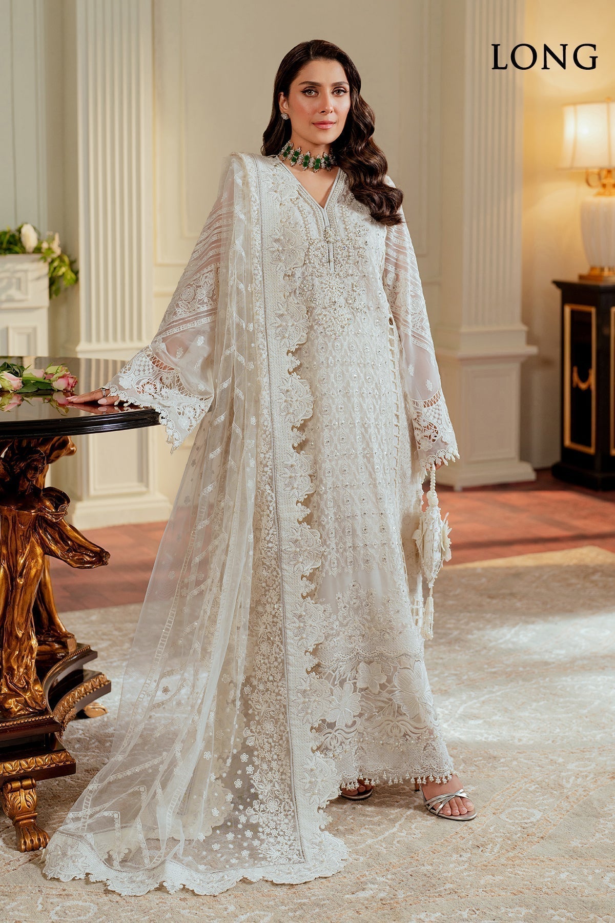 EMBROIDERED CHIFFON CH13 - 02 - NEW NAMAL PRET