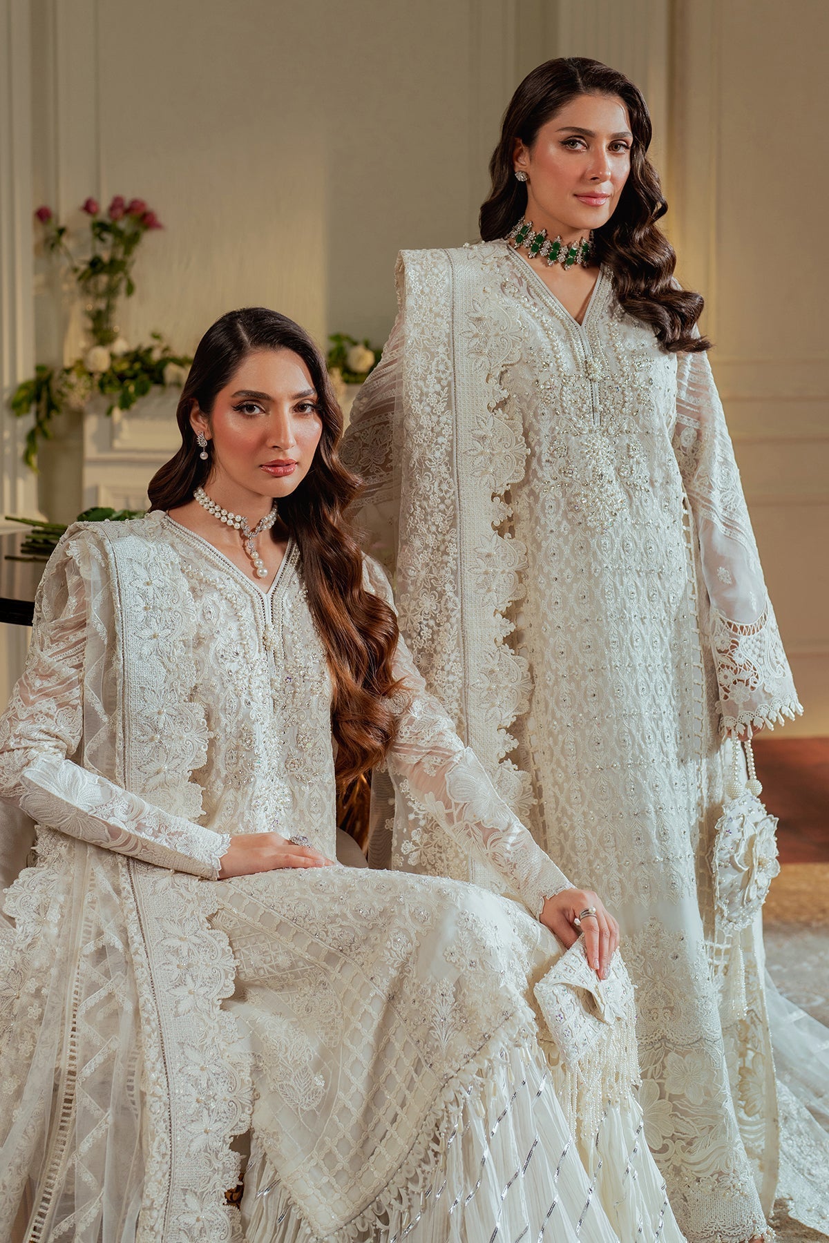 EMBROIDERED CHIFFON CH13 - 02 - NEW NAMAL PRET