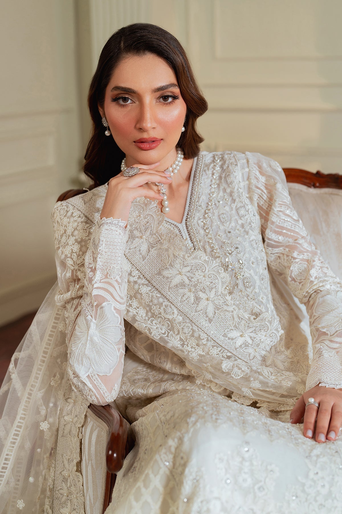 EMBROIDERED CHIFFON CH13 - 02 - NEW NAMAL PRET