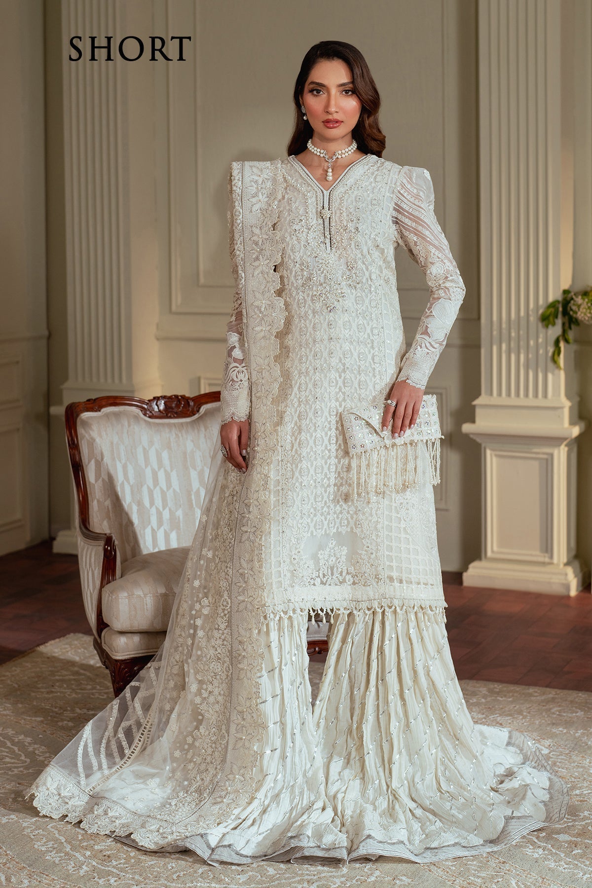 EMBROIDERED CHIFFON CH13 - 02 - NEW NAMAL PRET