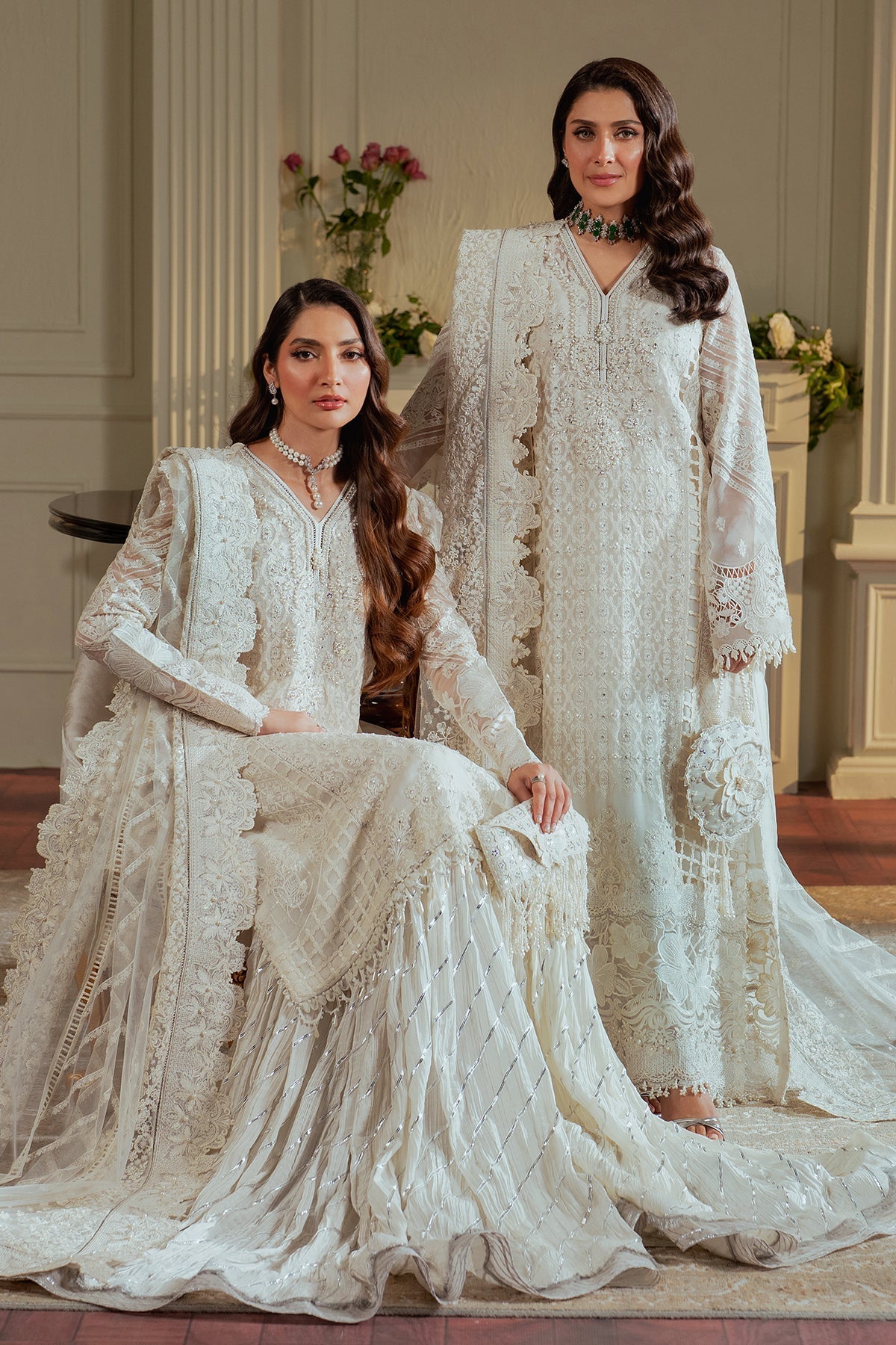 EMBROIDERED CHIFFON CH13 - 02 - NEW NAMAL PRET