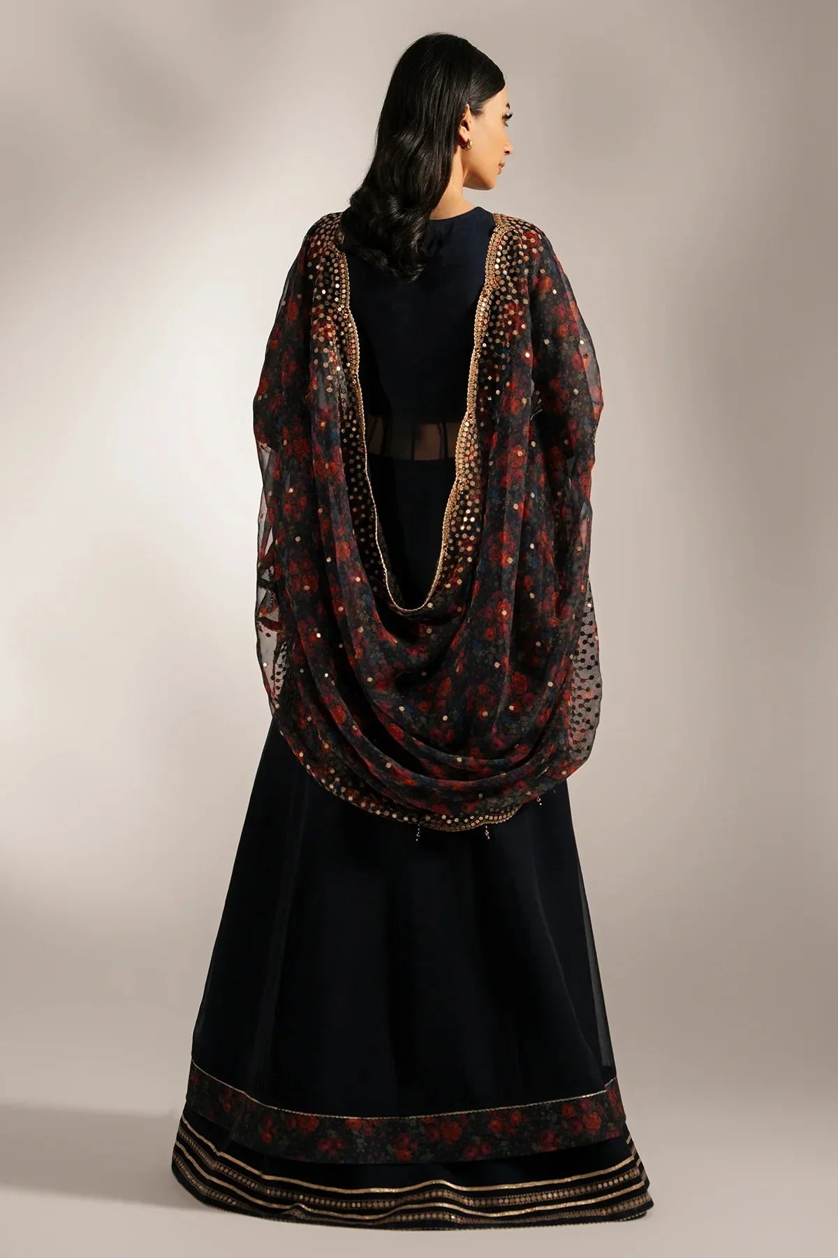 EMBROIDERED CHIFFON UC - 3073 - NEW NAMAL PRET