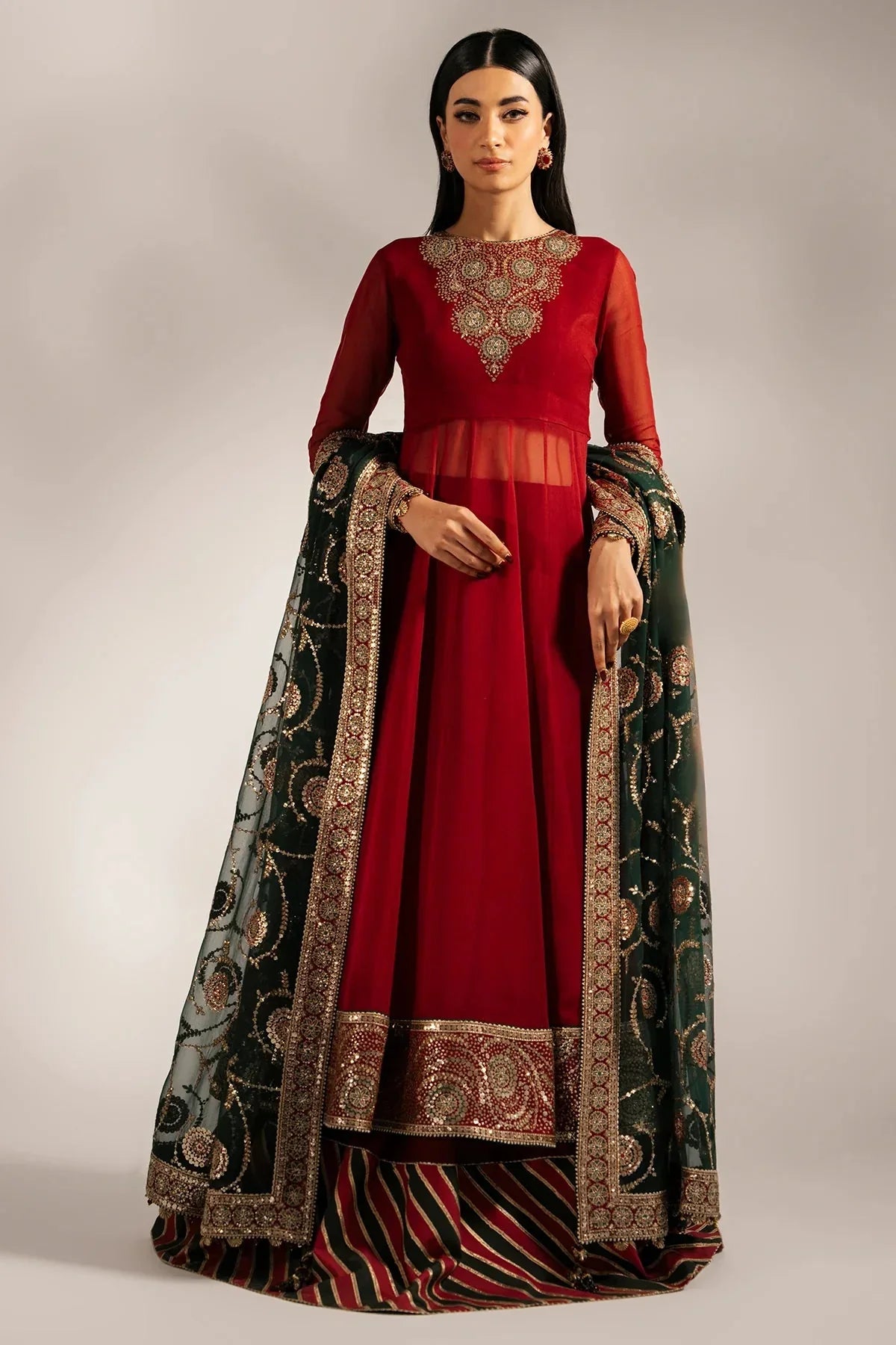 EMBROIDERED CHIFFON UC - 3074 - NEW NAMAL PRET