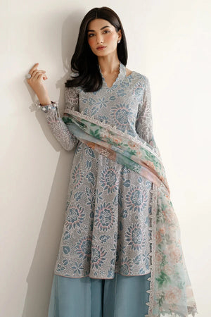 EMBROIDERED CHIFFON UC - 3075 - NEW NAMAL PRET