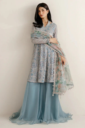 EMBROIDERED CHIFFON UC - 3075 - NEW NAMAL PRET