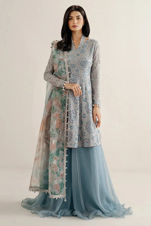 EMBROIDERED CHIFFON UC - 3075 - NEW NAMAL PRET