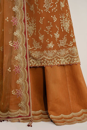 EMBROIDERED CHIFFON UC - 3077 - NEW NAMAL PRET