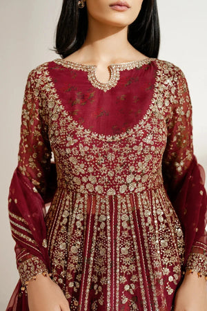 EMBROIDERED CHIFFON UC - 3080 - NEW NAMAL PRET