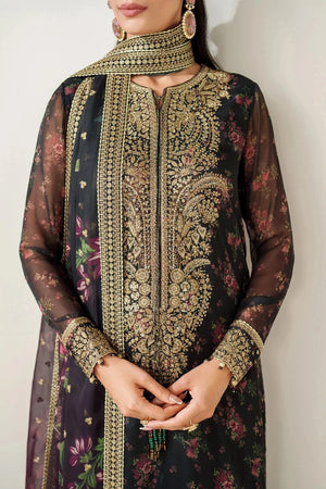 EMBROIDERED CHIFFON UC - 3083 - NEW NAMAL PRET