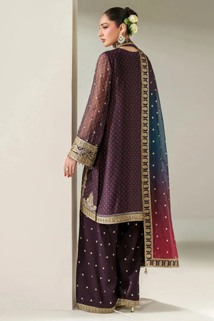 EMBROIDERED CHIFFON UC - 3086 - NEW NAMAL PRET