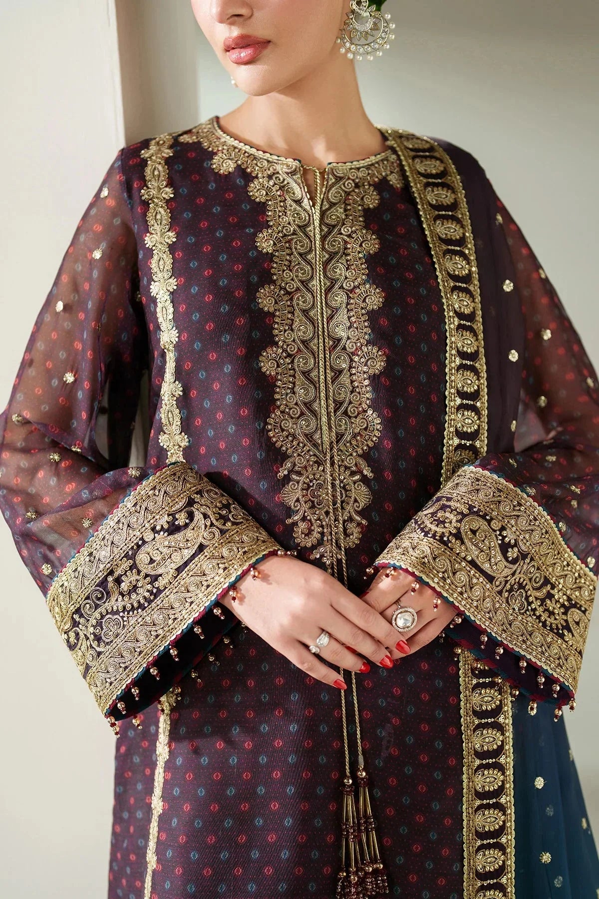 EMBROIDERED CHIFFON UC - 3086 - NEW NAMAL PRET