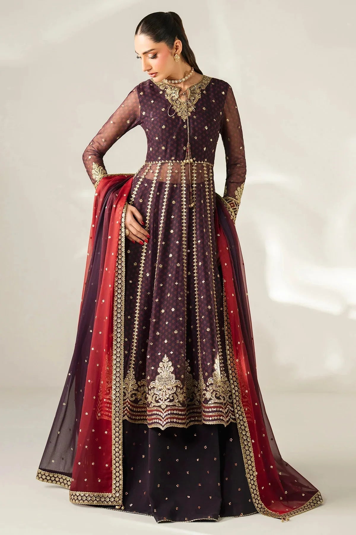 EMBROIDERED CHIFFON UC - 3088 - NEW NAMAL PRET