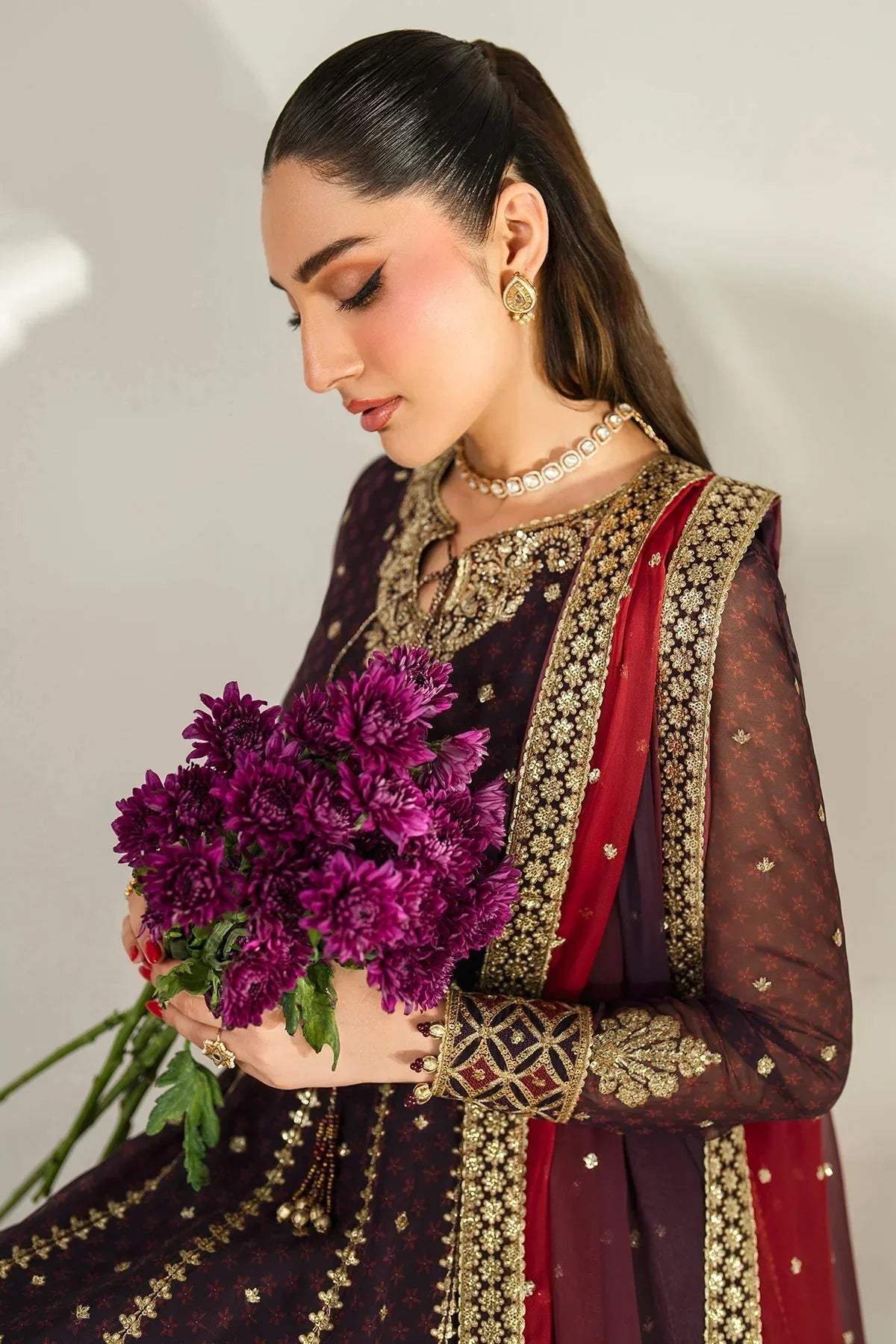 EMBROIDERED CHIFFON UC - 3088 - NEW NAMAL PRET