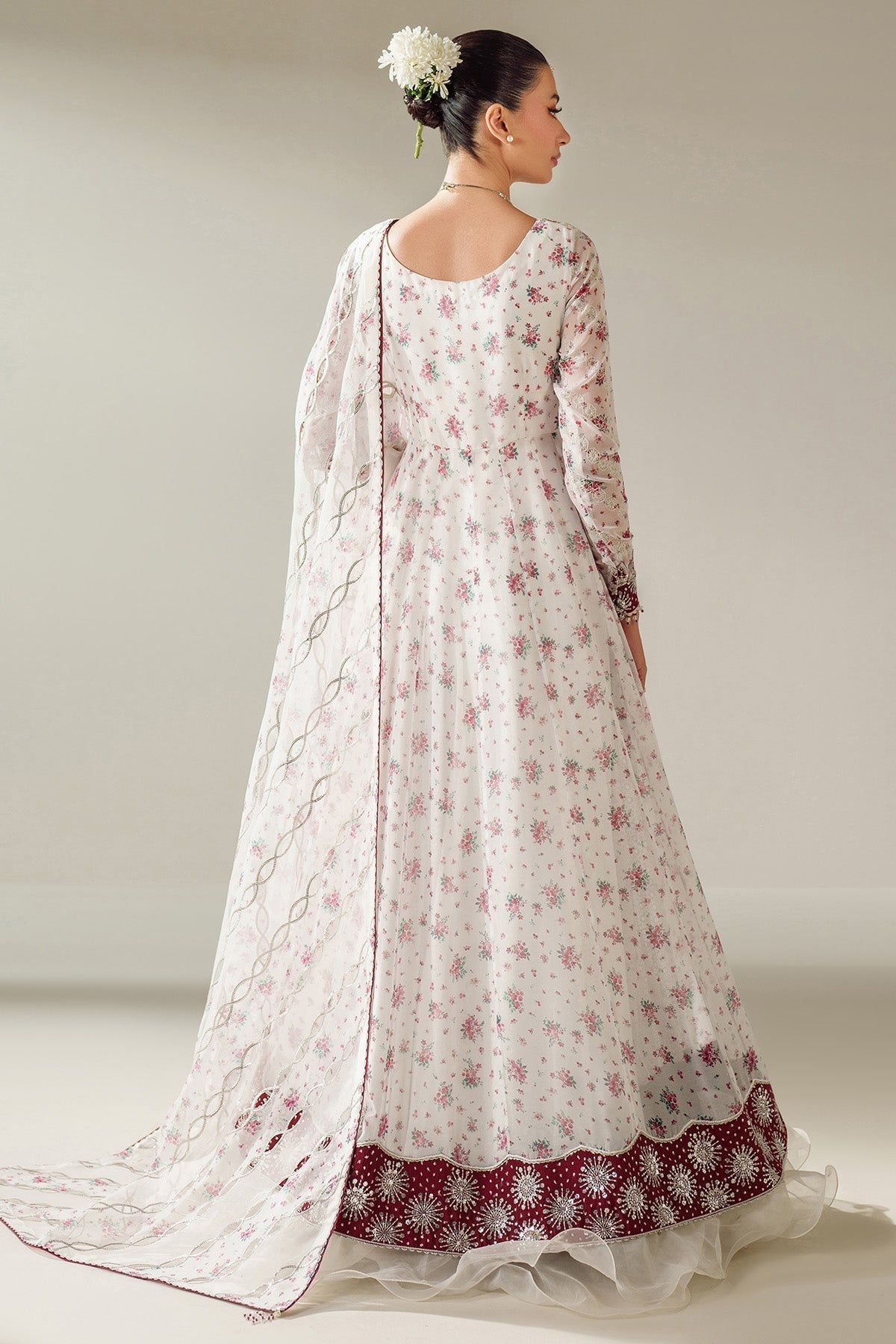 EMBROIDERED CHIFFON UC - 3094 - Namal Pret