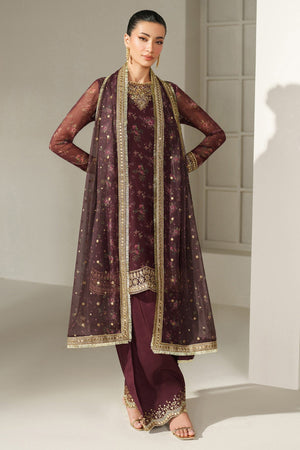 EMBROIDERED CHIFFON UC - 3096 - Namal Pret