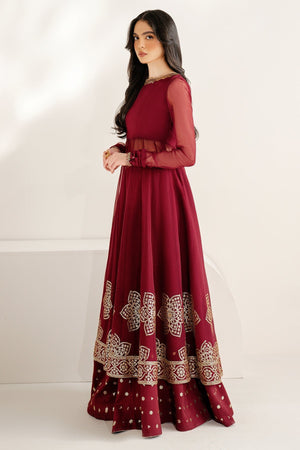EMBROIDERED CHIFFON UC - 3098 - Namal Pret