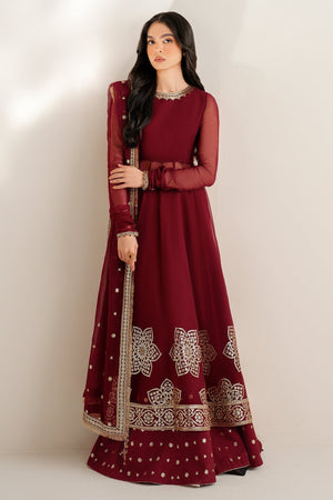 EMBROIDERED CHIFFON UC - 3098 - Namal Pret
