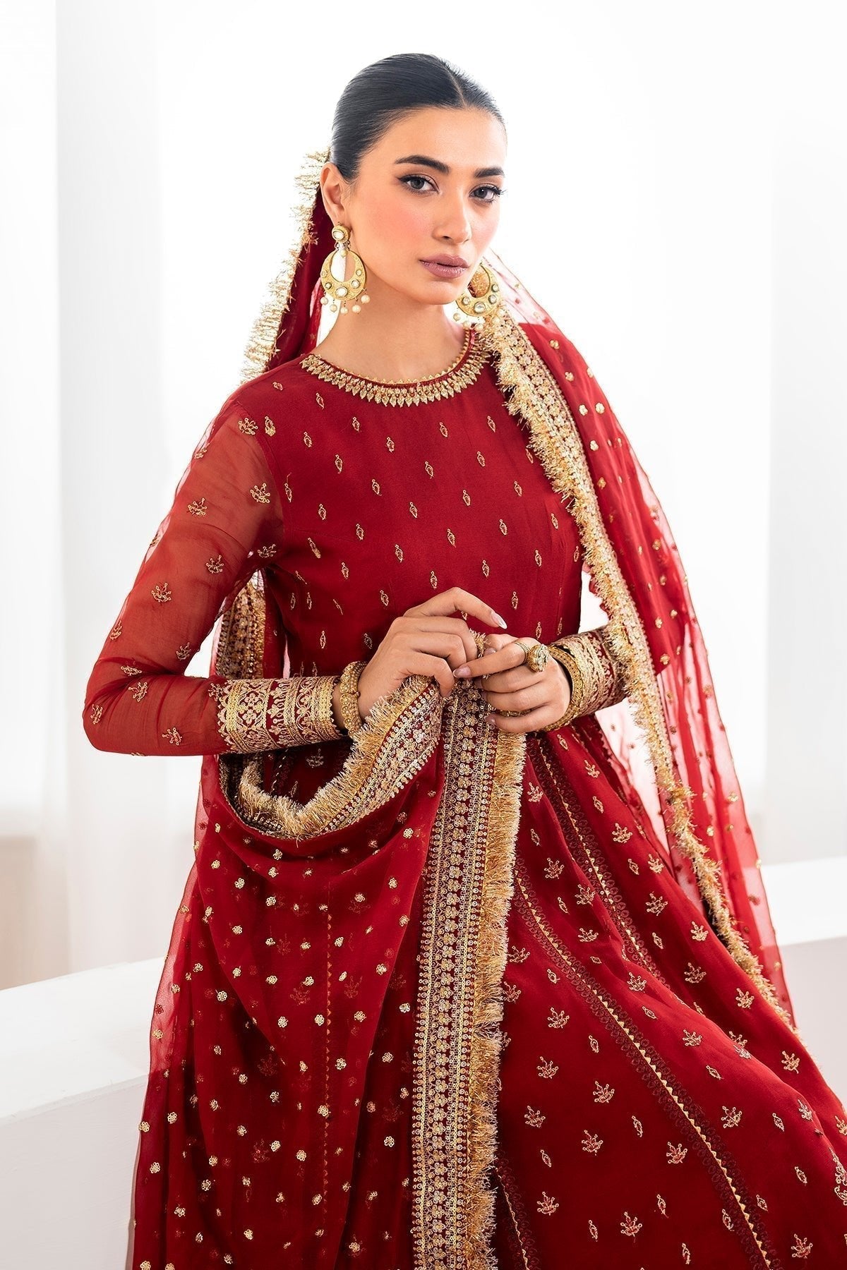 EMBROIDERED CHIFFON UF - 688 - NEW NAMAL PRET