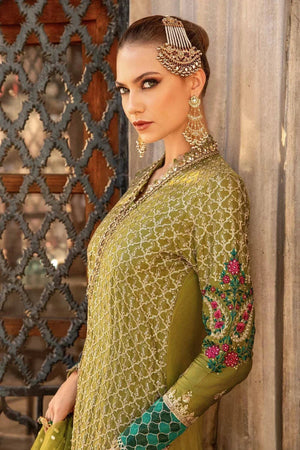 Embroidered Cotton Satin Suit | CST - 803 - NEW NAMAL PRET