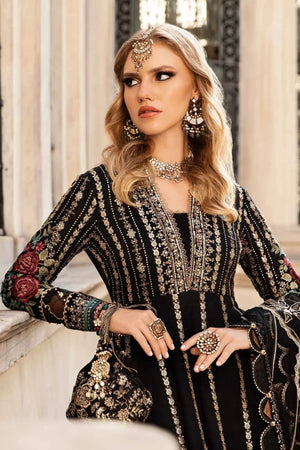 Embroidered Cotton Satin Suit | CST - 806 - NEW NAMAL PRET