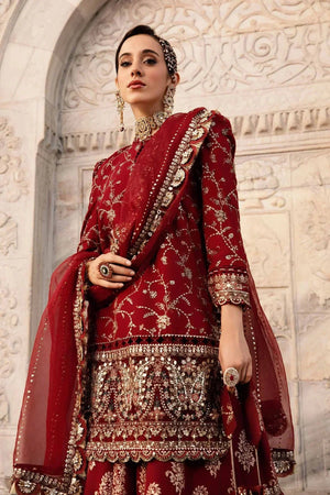 Embroidered Cotton Satin Suit | CST - 807 - NEW NAMAL PRET