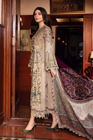 Embroidered Linen Suit | DL - 1211 - NEW NAMAL PRET
