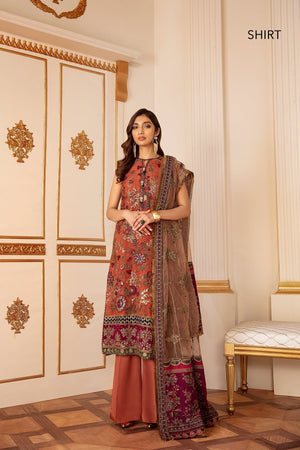 EMBROIDERED NET CH07 - 03 - NEW NAMAL PRET