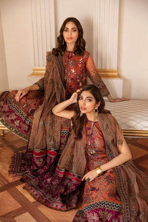 EMBROIDERED NET CH07 - 03 - NEW NAMAL PRET