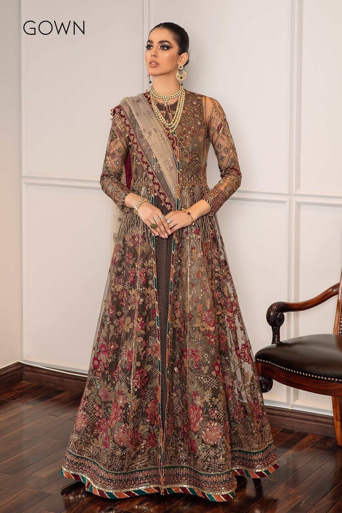 EMBROIDERED NET CH09 - 02 - NEW NAMAL PRET