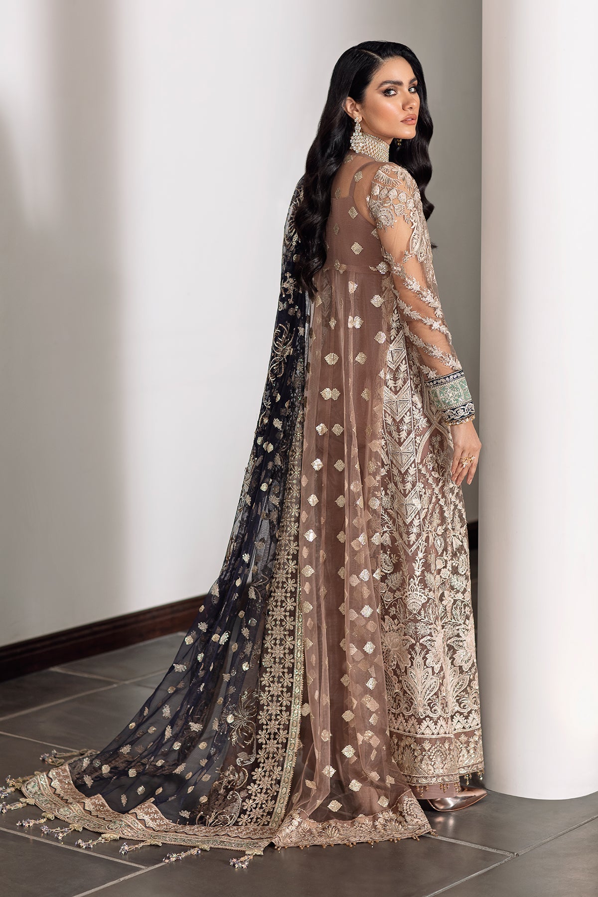 EMBROIDERED NET CH09 - 07 - NEW NAMAL PRET