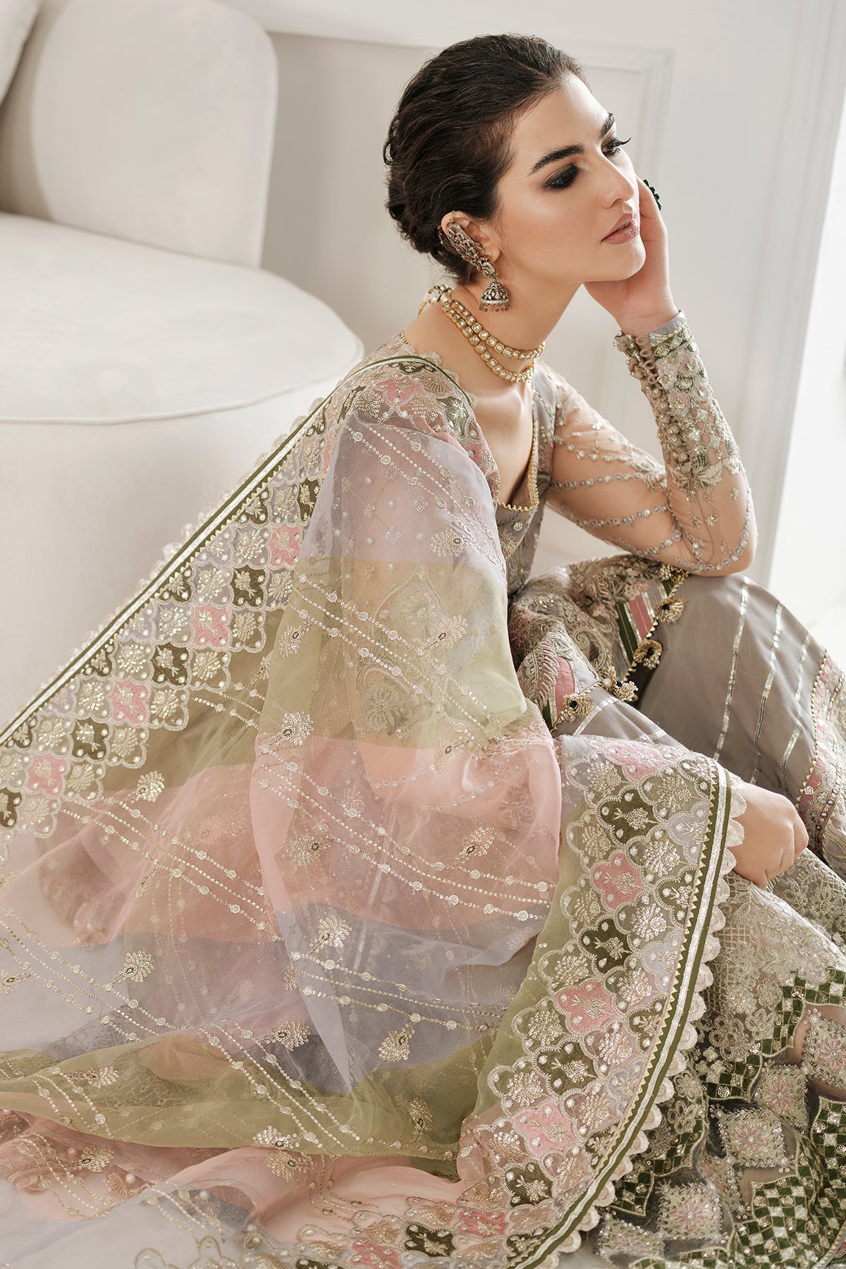 EMBROIDERED NET CH10 - 08 - NEW NAMAL PRET