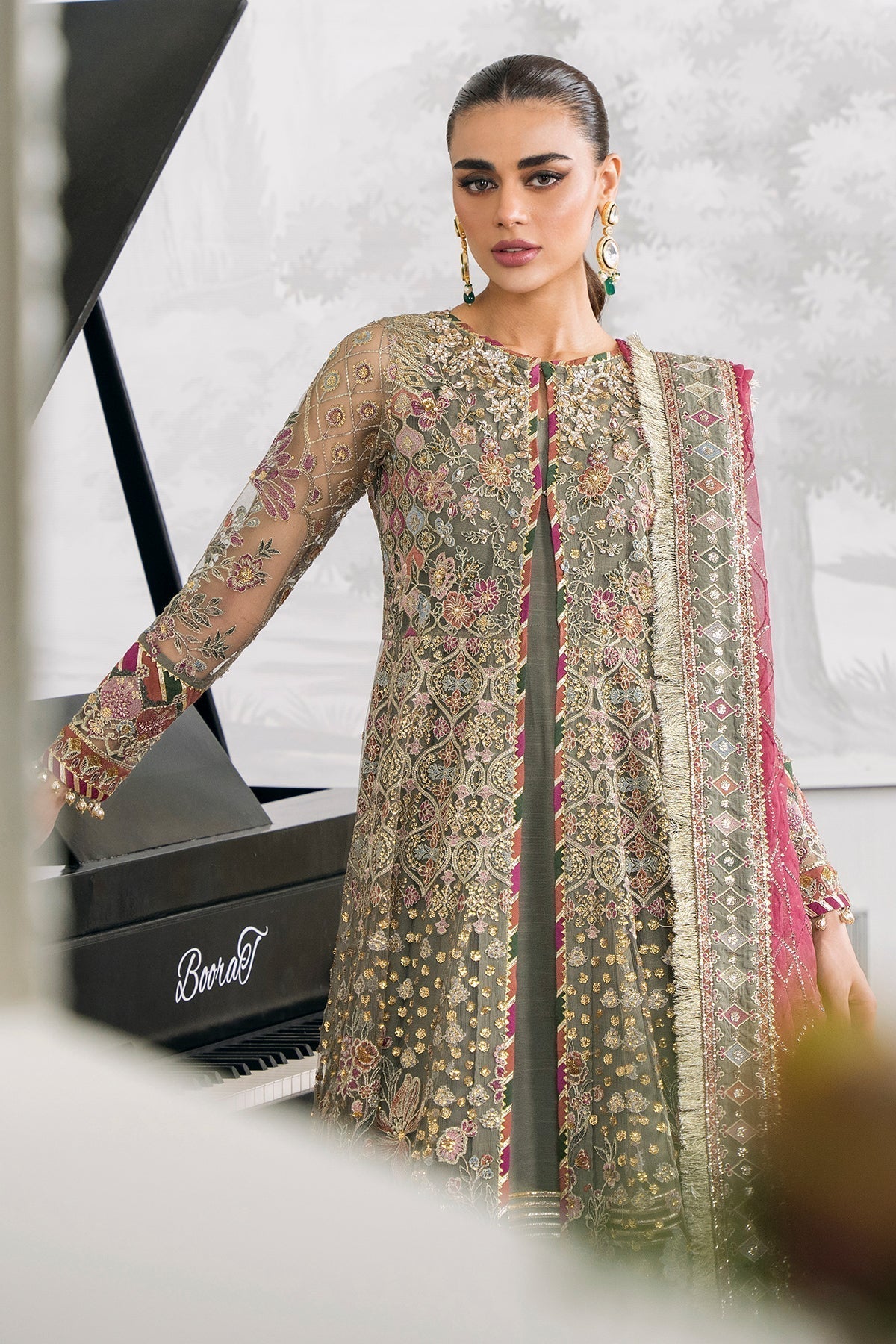 EMBROIDERED NET CH12 - 02 - NEW NAMAL PRET