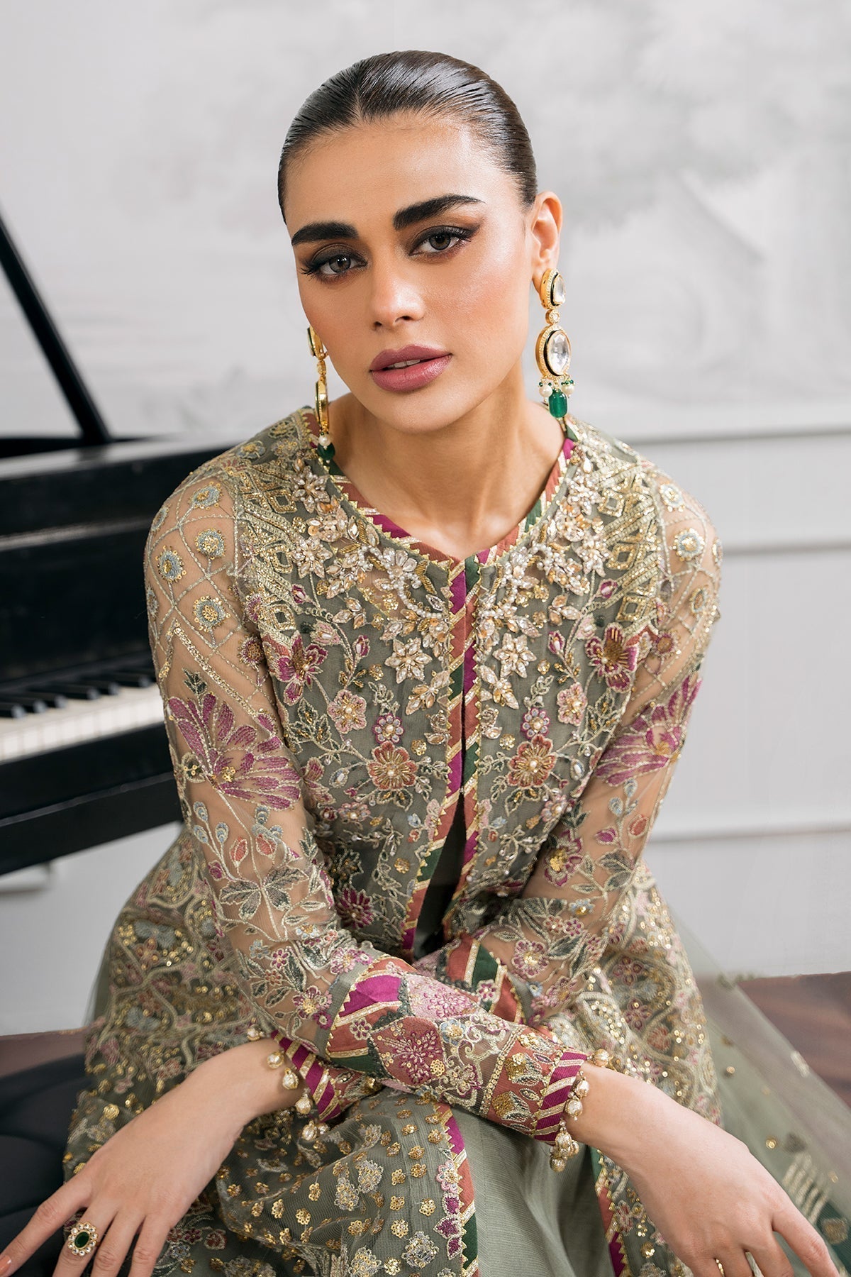 EMBROIDERED NET CH12 - 02 - NEW NAMAL PRET