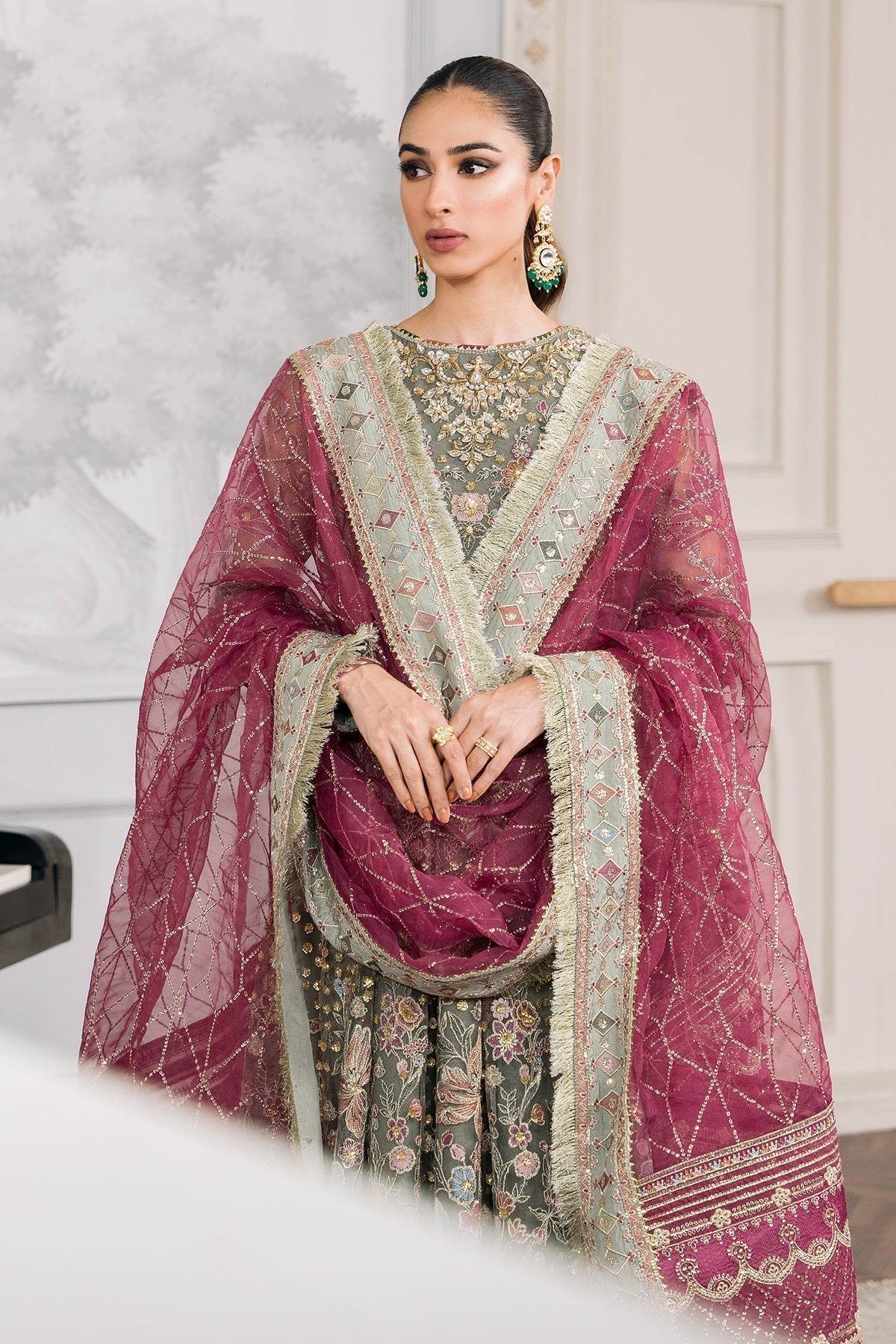 EMBROIDERED NET CH12 - 02 - NEW NAMAL PRET