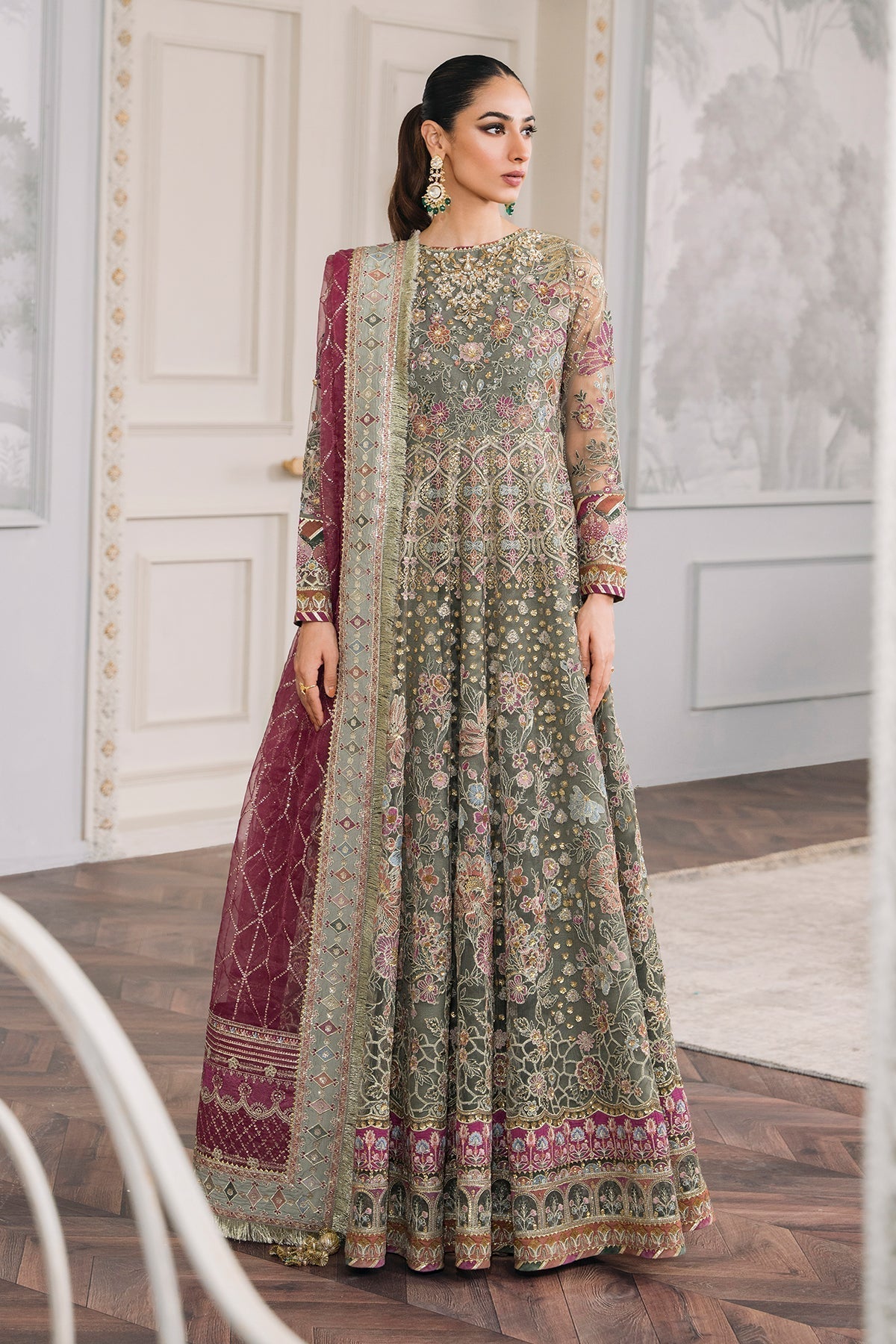 EMBROIDERED NET CH12 - 02 - NEW NAMAL PRET