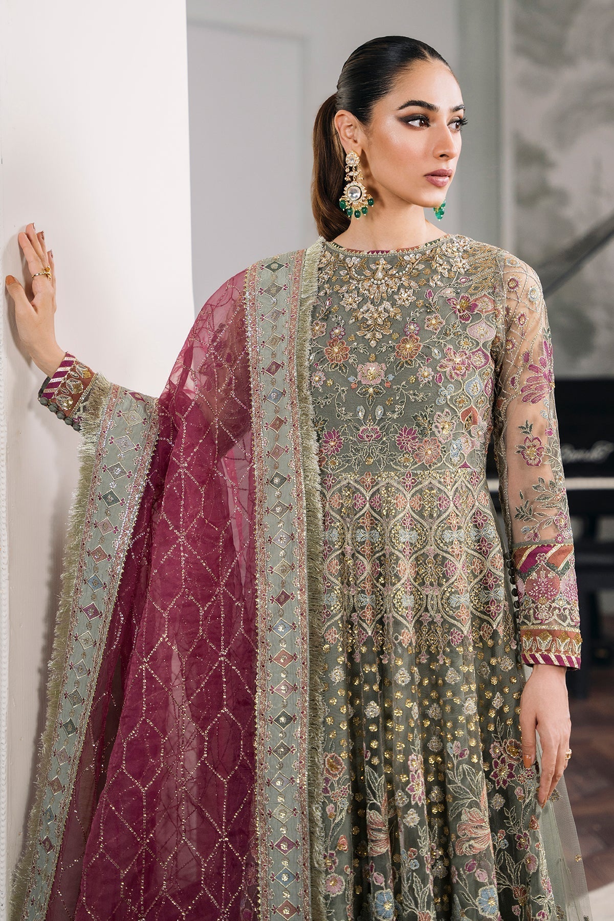EMBROIDERED NET CH12 - 02 - NEW NAMAL PRET