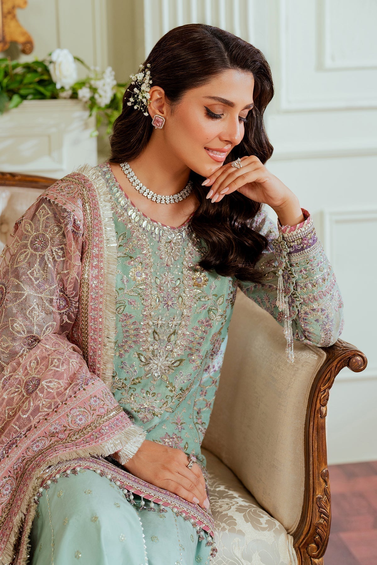 EMBROIDERED NET CH13 - 08 - NEW NAMAL PRET
