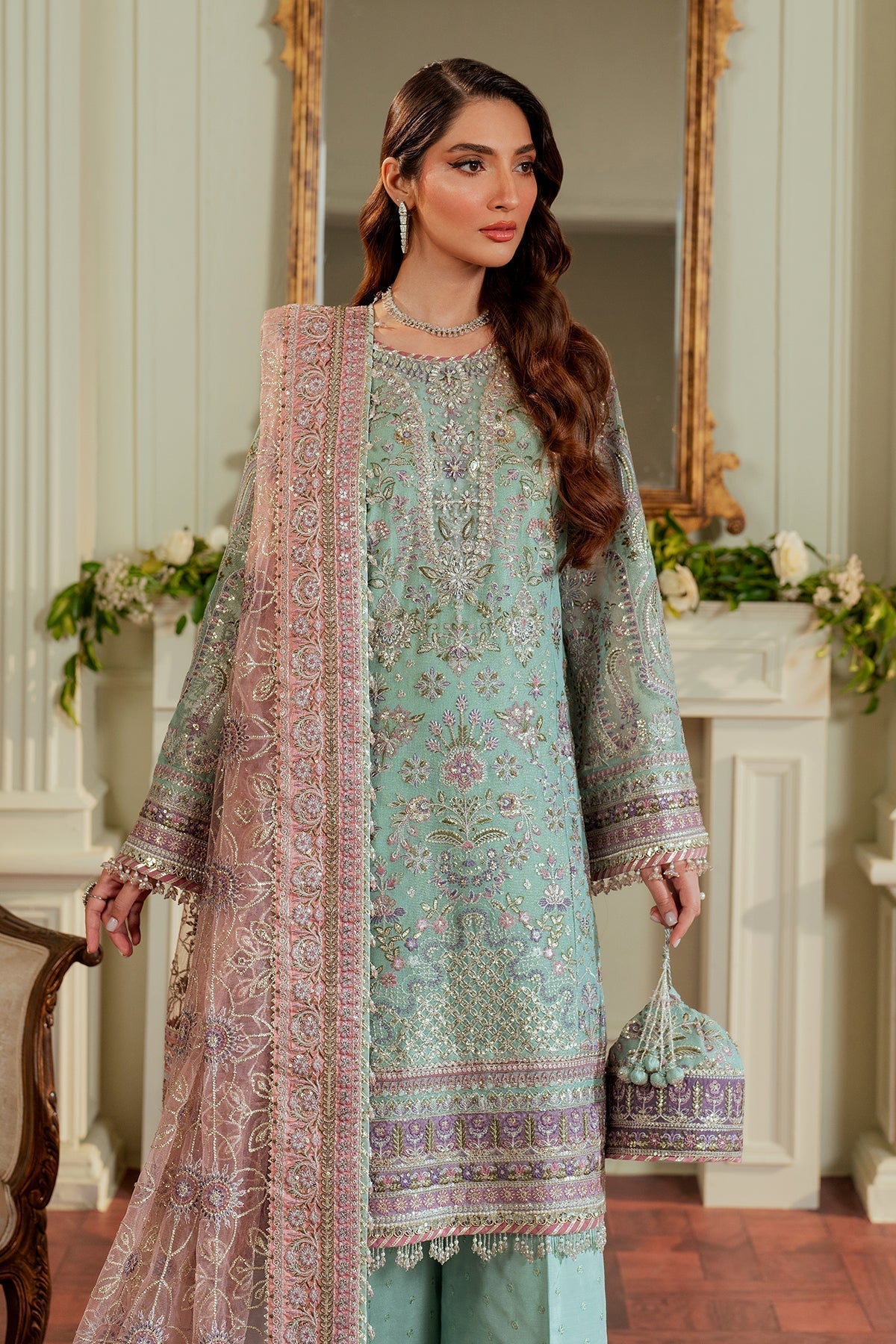 EMBROIDERED NET CH13 - 08 - NEW NAMAL PRET