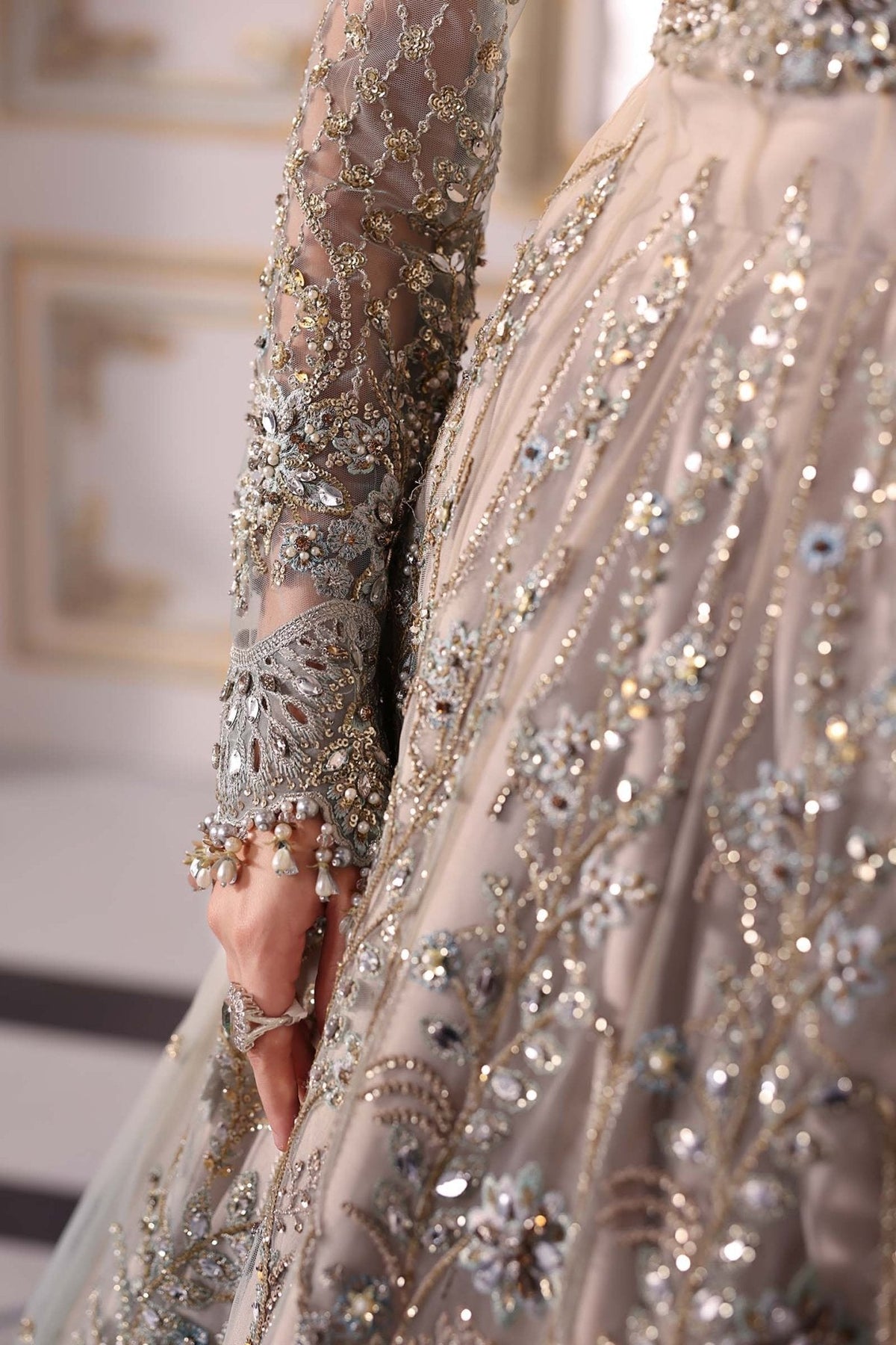 Embroidered Net Suit | BD - 3002 - NEW NAMAL PRET