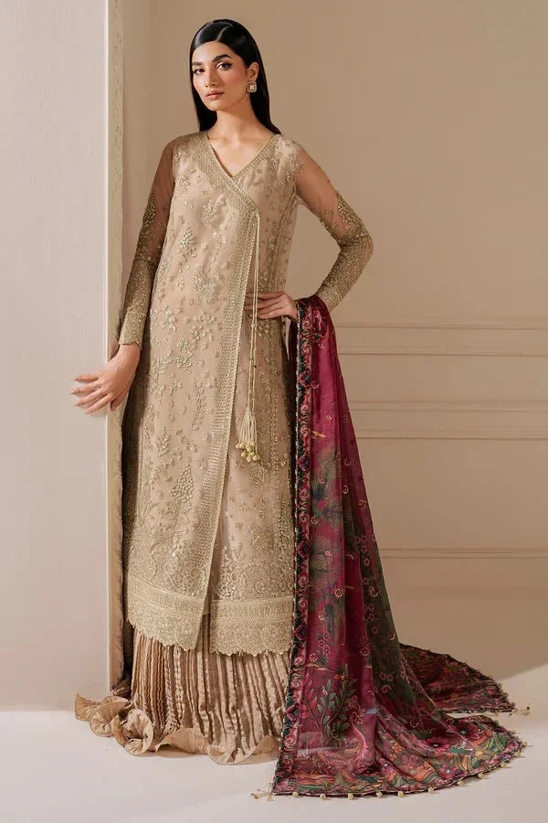 EMBROIDERED NET UN - 4022 - NEW NAMAL PRET