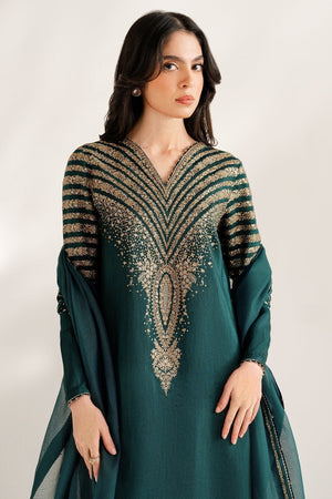 Embroidered Raw Silk UR - 7056 - NEW NAMAL PRET